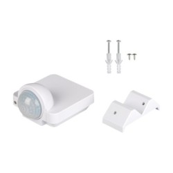PIR Judesio daviklis SENSQUARE-W 230V IP54 H360° Plastikas Balta