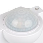 PIR Judesio daviklis SENSQUARE-W 230V IP54 H360° Plastikas Balta
