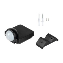 PIR Judesio daviklis SENSQUARE-B 230V IP54 H360° Plastikas Juoda