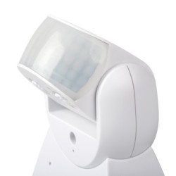 PIR Judesio daviklis ALER N-W 230V IP65 120° Plastikas Balta