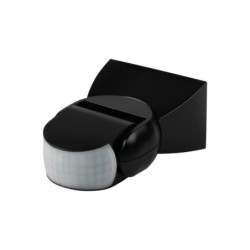 PIR Judesio daviklis ALER N-B 230V IP65 120° Plastikas Juoda