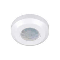 PIR Judesio daviklis ZONA MINI-W 230V IP20 H360° Plastikas Balta