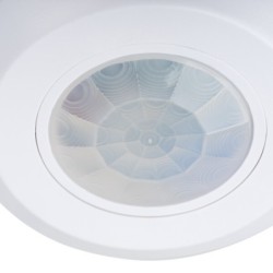PIR Judesio daviklis ZONA MINI-W 230V IP20 H360° Plastikas Balta