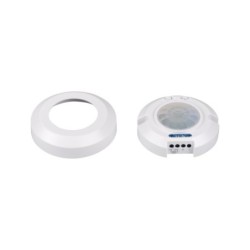 PIR Judesio daviklis ZONA MINI-W 230V IP20 H360° Plastikas Balta