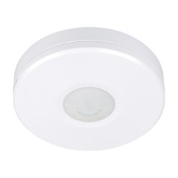 PIR Judesio daviklis ZONA MINI WT-W 230V IP65/20 H360° Plastikas Balta