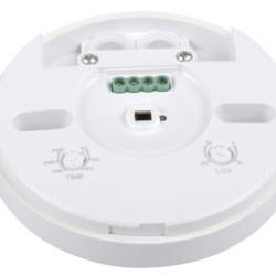 PIR Judesio daviklis ZONA MINI WT-W 230V IP65/20 H360° Plastikas Balta