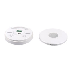 PIR Judesio daviklis ZONA MINI WT-W 230V IP65/20 H360° Plastikas Balta