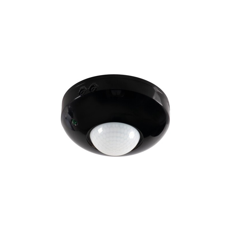 PIR Judesio daviklis ZONA JQ-37-B 230V IP20 H360/V120° Plastikas Juoda