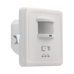 PIR Judesio daviklis MERGE JQ-L 230V IP20 H150/V60° Plastikas Balta