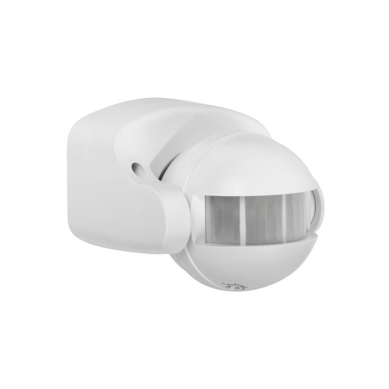PIR Judesio daviklis ALER JQ-30-W 230V IP44 H160/V20° Plastikas Balta