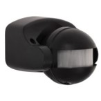 PIR Judesio daviklis ALER JQ-30-B 230V IP44 H160/V20° Plastikas Juoda