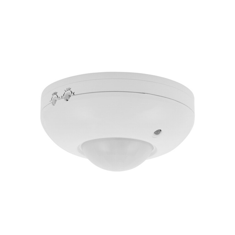 PIR Judesio daviklis ZONA JQ-37-W 230V IP20 H360/V120° Plastikas Balta