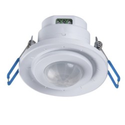 PIR Judesio daviklis MERGE ADJ-O 230V IP20 H360/V120° Plastikas Balta
