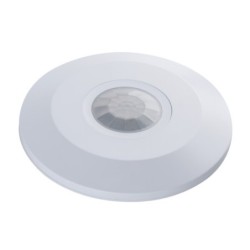 PIR Judesio daviklis ZONA FLAT-W 230V IP20 H360/V120° Plastikas Balta