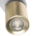 Lubinis šviestuvas LAURIN EL-2I W-G 2xGU10 balta, aukso IP20