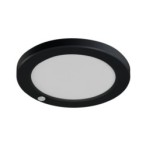 Universalaus montavimo LED Panelė ERGA PIR 17W CCT-B IP20 3000, 4000, 6500K su judesio davikliu (juoda)