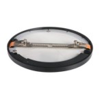 Universalaus montavimo LED Panelė ERGA PIR 17W CCT-B IP20 3000, 4000, 6500K su judesio davikliu (juoda)