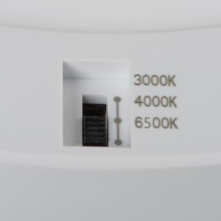 Universalaus montavimo LED Panelė ERGA PIR 17W CCT-W IP20 3000, 4000, 6500K su judesio davikliu (balta)