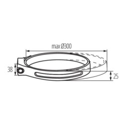 Pakraunamas Žibintuvėlis ant galvos MAXIL ACCU 3,7 DC 18650 ACCU USB-C Li-Ion 1200mA IP44