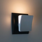 Naktinis šviestuvas jungiamas į kištukinį lizdą HOFI LED WW W 0,28W 220V 3000K (šilta balta) Balta
