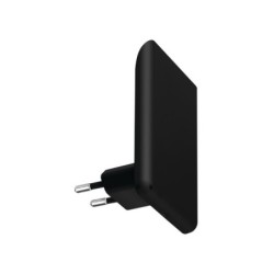 Naktinis šviestuvas jungiamas į kištukinį lizdą ORISA LED WW B 0,28W 220V 3000K (šilta balta) Juoda