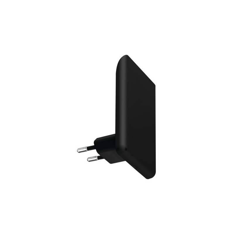 Naktinis šviestuvas jungiamas į kištukinį lizdą ORISA LED WW B 0,28W 220V 3000K (šilta balta) Juoda