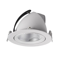 Įmontuojamas pakreipiamas LED šviestuvas HIMA LED 23W-NW-W 4000K 23W balta
