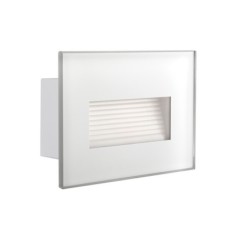 Įmontuojamas lauko sieninis LED šviestuvas GLASI LED 3W P WW-W 3000K (balta) IP44