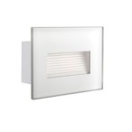 Įmontuojamas lauko sieninis LED šviestuvas GLASI LED 3W P NW-W 4000K (balta) IP44