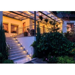 Įmontuojamas lauko sieninis LED šviestuvas GLASI LED 3W P NW-W 4000K (balta) IP44
