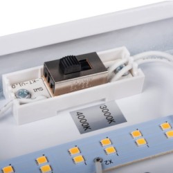 LED linijinis šviestuvas MEBA 120cm LED 22-40W NW/WW 3000, 4000K