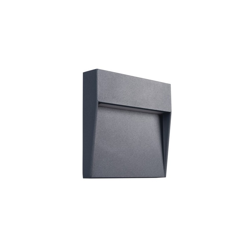 Sieninis lauko šviestuvas DULI LED 4W-NW-L-GR 4W 4000K Antracito IP54