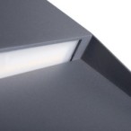 Sieninis lauko šviestuvas DULI LED 4W-NW-L-GR 4W 4000K Antracito IP54