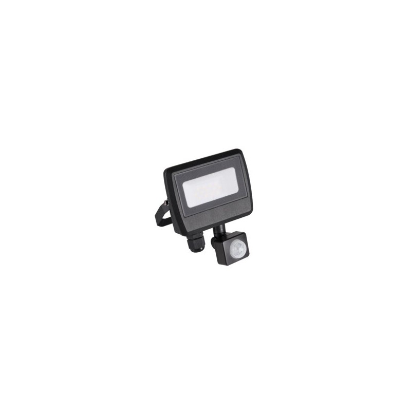 Prožektorius ANTEM LED 10W-NW-SE B 10W 4000K IP44 su judesio davikliu