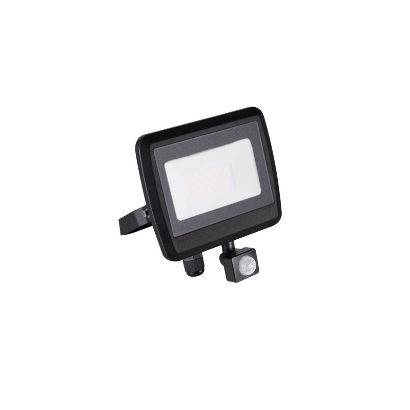 Prožektorius ANTEM LED 30W-NW-SE B 30W 4000K IP44 su judesio davikliu