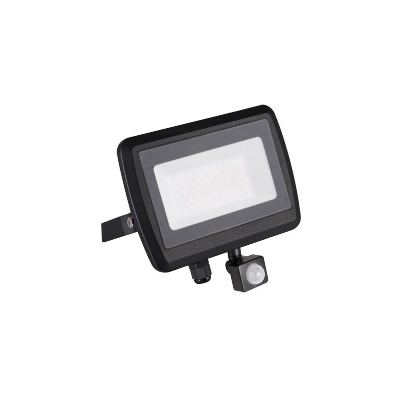 Prožektorius ANTEM LED 50W-NW-SE B 50W 4000K IP44 su judesio davikliu