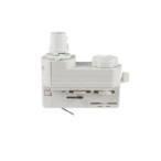 Bėgelių sistemos pakabinamo šviestuvo priedas TEAR N PADAPTOR-W balta W