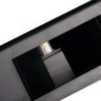 Sieninis lauko šviestuvas REFAZI EL 6W-F-B 4000K juoda IP54