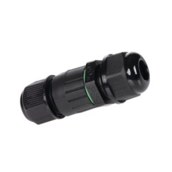 Hermetiška jungtis laidams IQ-LED FL QC I 3x1MM2 IP68 Juoda