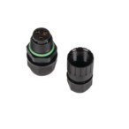 Hermetiška jungtis laidams IQ-LED FL QC I 3x1MM2 IP68 Juoda