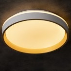 Lubinis šviestuvas SOLN LED CCTDIM W/G LED SMD 25W balta, aukso IP20