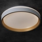 Lubinis šviestuvas SOLN LED CCTDIM W/G LED SMD 25W balta, aukso IP20