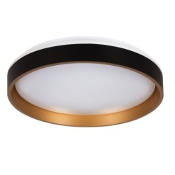 Lubinis šviestuvas SOLN LED CCTDIM B/G LED SMD 25W juoda, aukso IP20