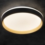 Lubinis šviestuvas SOLN LED CCTDIM B/G LED SMD 25W juoda, aukso IP20