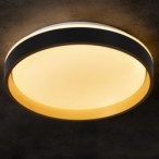 Lubinis šviestuvas SOLN LED CCTDIM B/G LED SMD 25W juoda, aukso IP20