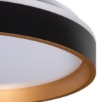 Lubinis šviestuvas SOLN LED CCTDIM B/G LED SMD 25W juoda, aukso IP20