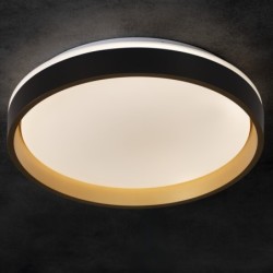 Lubinis šviestuvas SOLN LED CCTDIM B/G LED SMD 25W juoda, aukso IP20