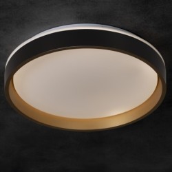 Lubinis šviestuvas SOLN LED CCTDIM B/G LED SMD 25W juoda, aukso IP20