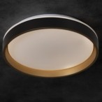 Lubinis šviestuvas SOLN LED CCTDIM B/G LED SMD 25W juoda, aukso IP20