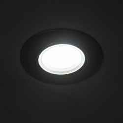 Įmontuojamas šviestuvas FIZU CCT B 4W juoda IP20